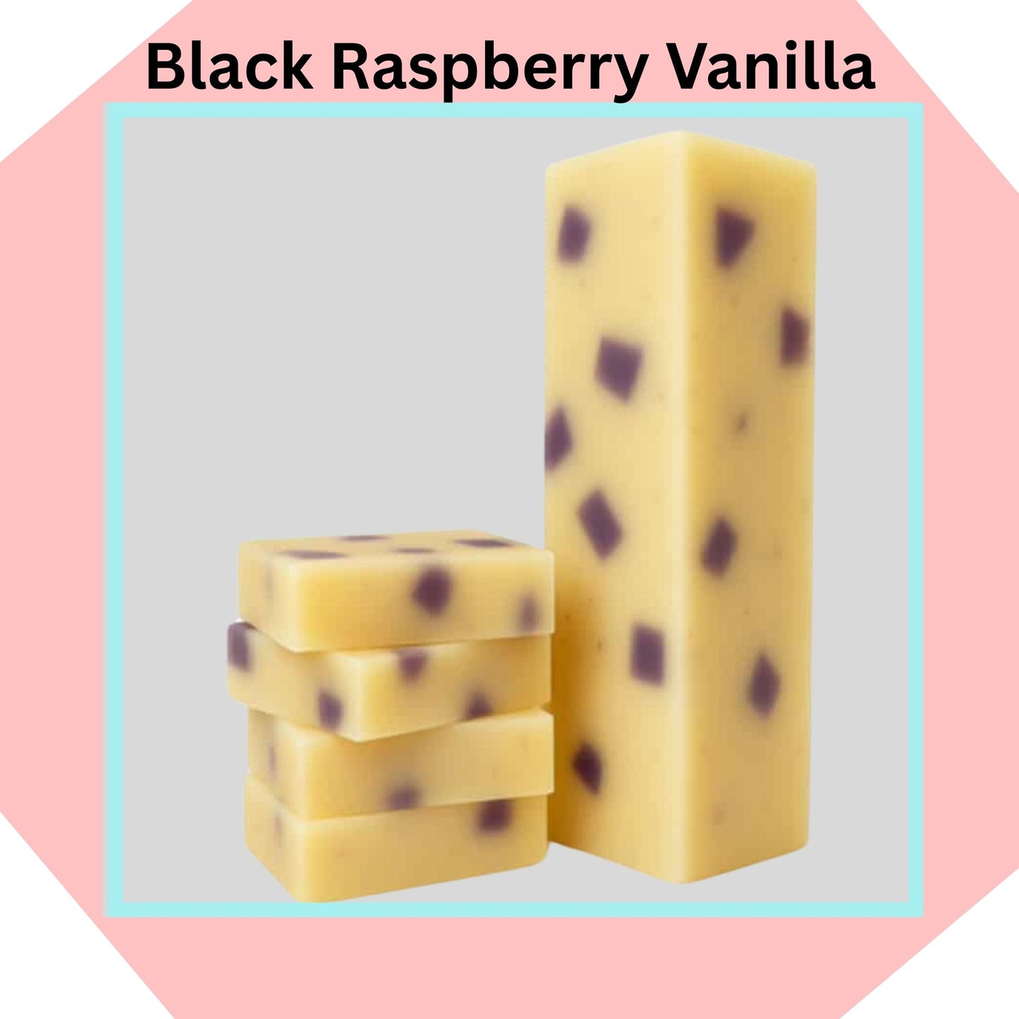 Black Raspberry Vanilla -Natural Soap Bars.