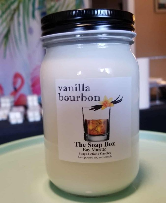 16 oz Vanilla Bourbon Hand-Poured Soy Candle