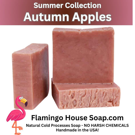 Autumn Apples- Natural Handmade Cold Processed Soap Bar