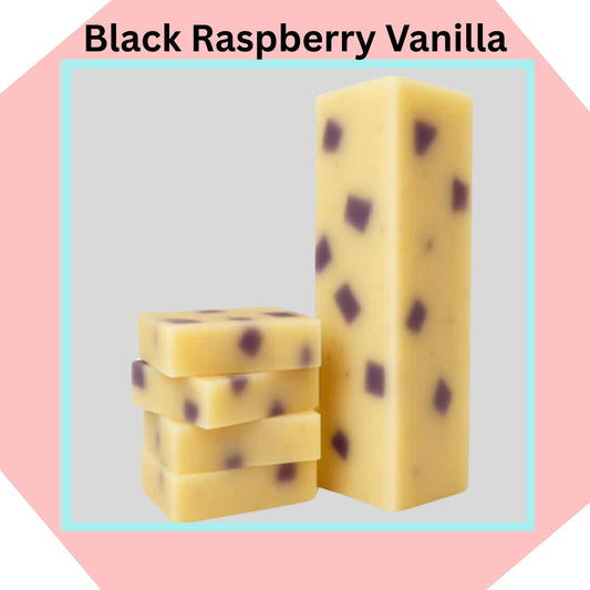 Black Raspberry Vanilla -Natural Soap Bars.