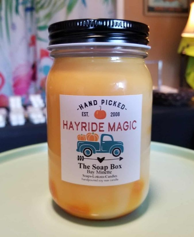 16 oz Hayride Magic Hand-Poured Soy Candle
