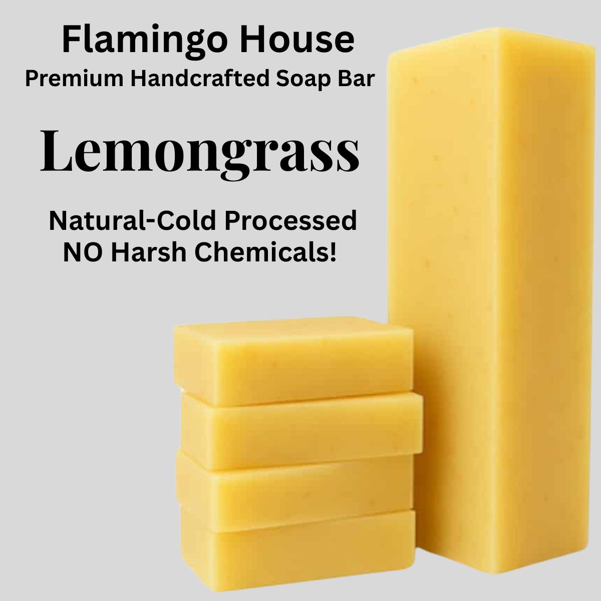 Lemongrass Handcrafted Natural Soap Bar