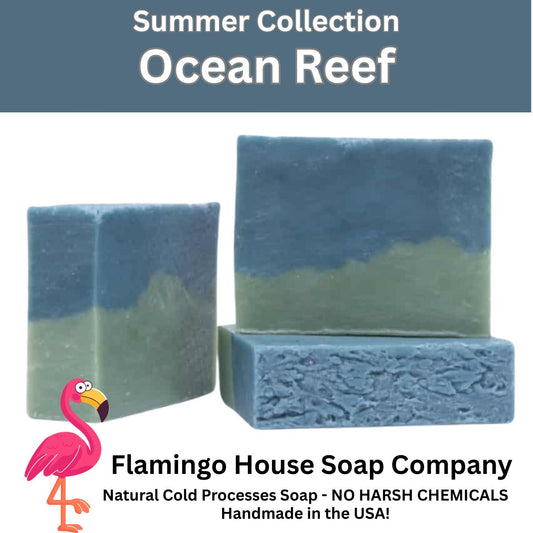 Ocean Reef- Natural, Handmade, Cold Processed Soap Bar.
